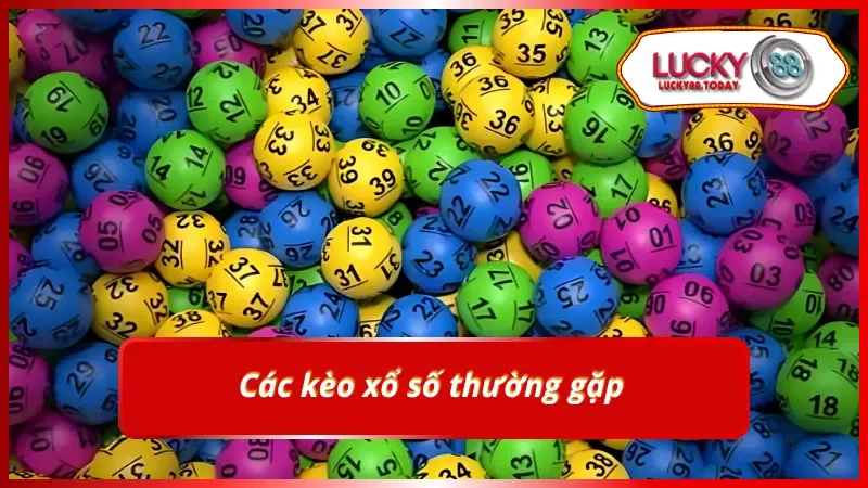 Các kèo xổ số Max 4D thường gặp tại Lucky88