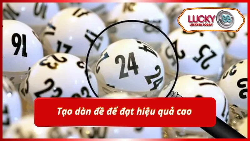 Tạo dàn đề để chiến thắng tại xổ số Max 4D